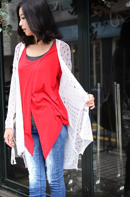 Mix đồ cùng áo cardigan đón thu về
