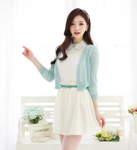 Mix đồ cùng áo cardigan đón thu về