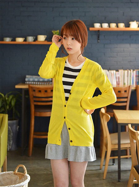 Mix đồ cùng áo cardigan đón thu về