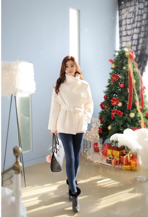 Mix đồ đẹp với áo dạ mùa đông
