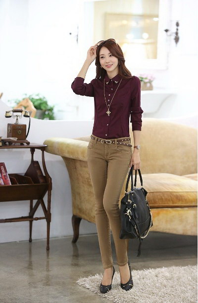 Áo sơ mi công sở nữ hiện đại