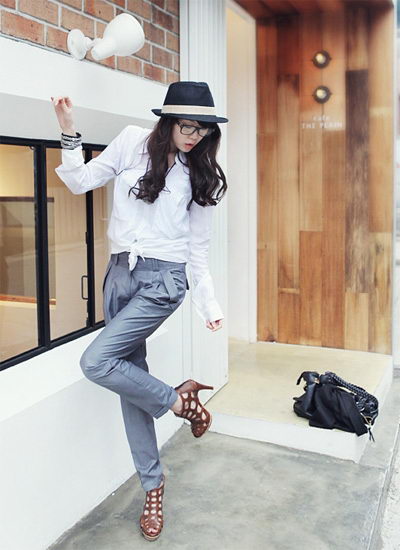 Biến tấu với quần âu