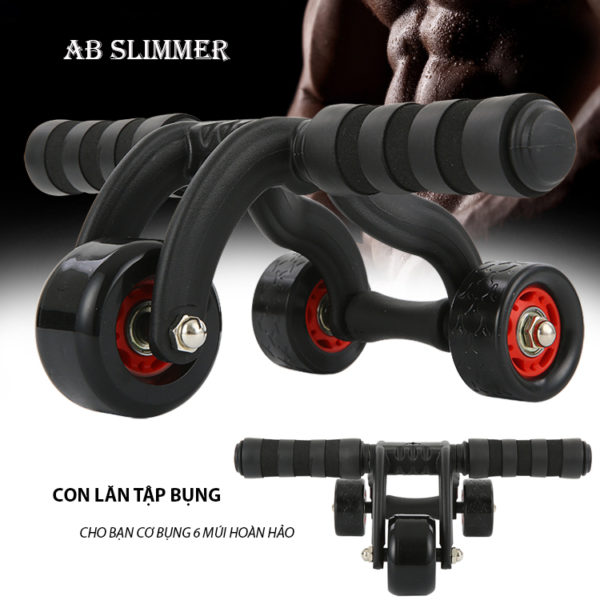 Con lăn tập bụng 3 bánh AB Slimmer