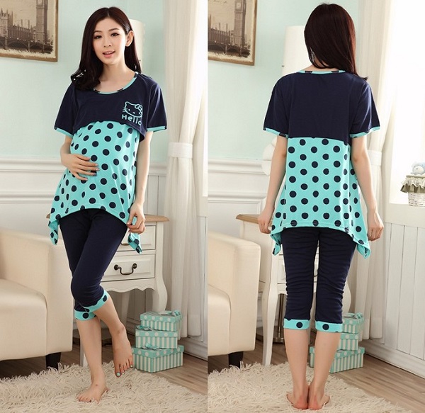 Đồ mặc nhà đẹp và thoải mái cho bà bầu