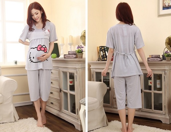 Đồ mặc nhà đẹp và thoải mái cho bà bầu