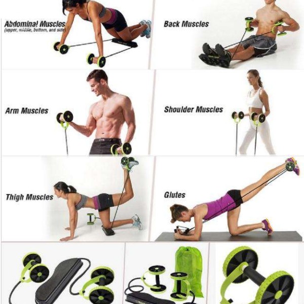 Dụng cụ tập cơ bụng đa năng Revoflex Xtreme