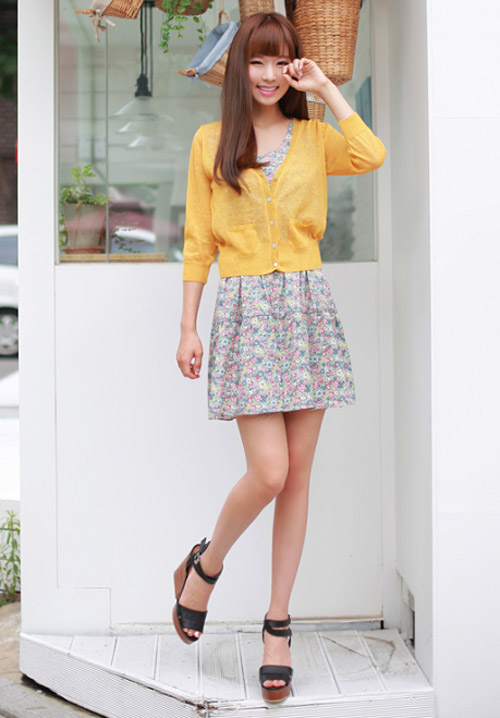 Lãng mạn cùng váy hoa
