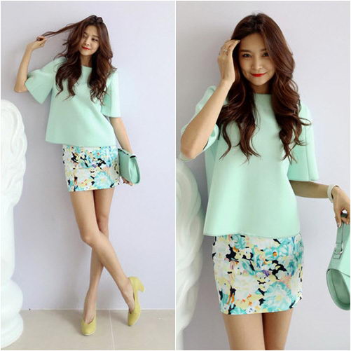 Thổi bay cái nóng mùa hè với sắc xanh pastel (01
