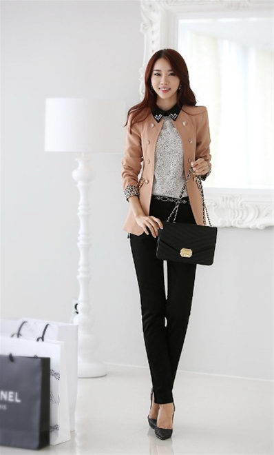 Trẻ trung với áo vest nữ công sở